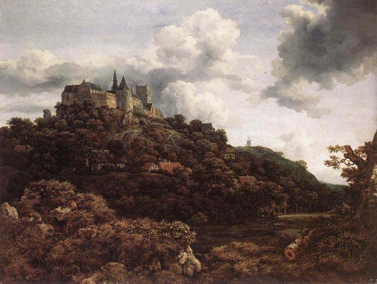 Jacob van Ruisdael Bentheim Castle Sweden oil painting art